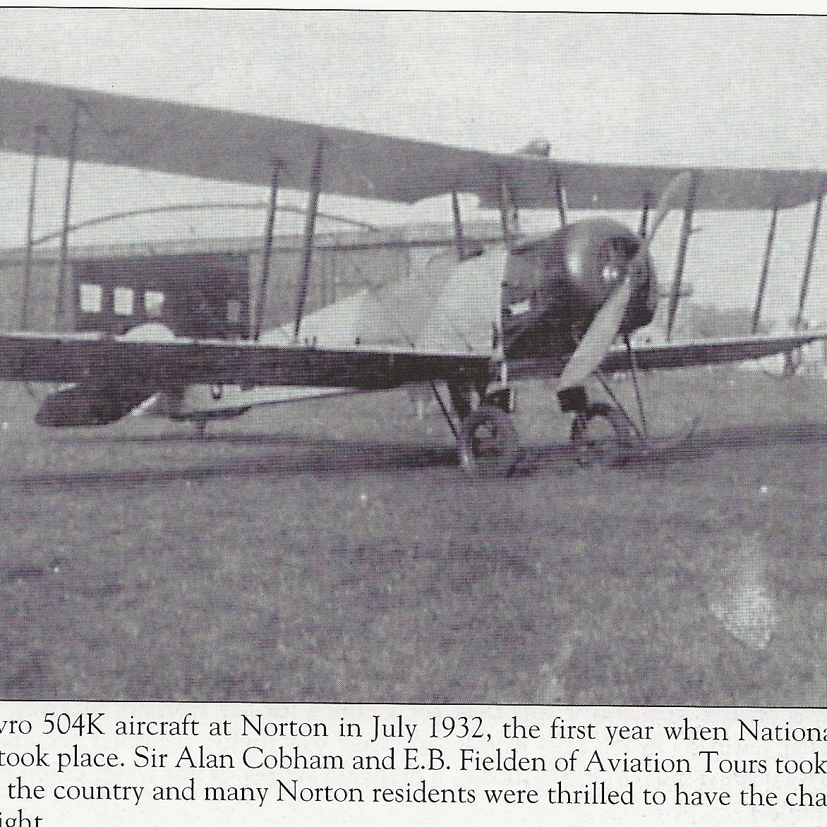 Avro504k at Norton 1932