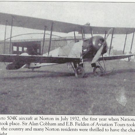 Avro504k at Norton 1932
