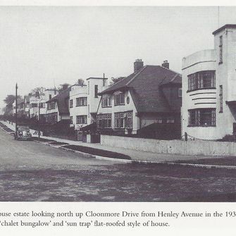 Cloonmore Drive houses in 1930s