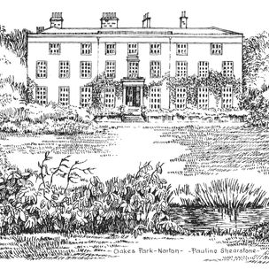 Drawing of The Oakes by Pauline Shearstone