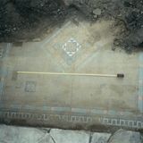 M204 Tiles uncovered in the garden of Mr P.Wilkinson, 38 Hollythorpe R