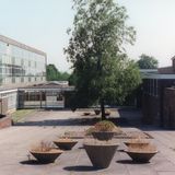 M207 Gleadless Valley School, 1995. Main entrance from Matthews Lane, 