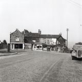 M215 Shops at Four Lane Ends, Norton Lees, gateway on left to lane to 