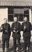 M25 Firemen, annual inspection, 24 Sept 1954, at Norton Fire Station.