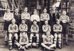 M5 Greenhill School Football XI  1949-50.
