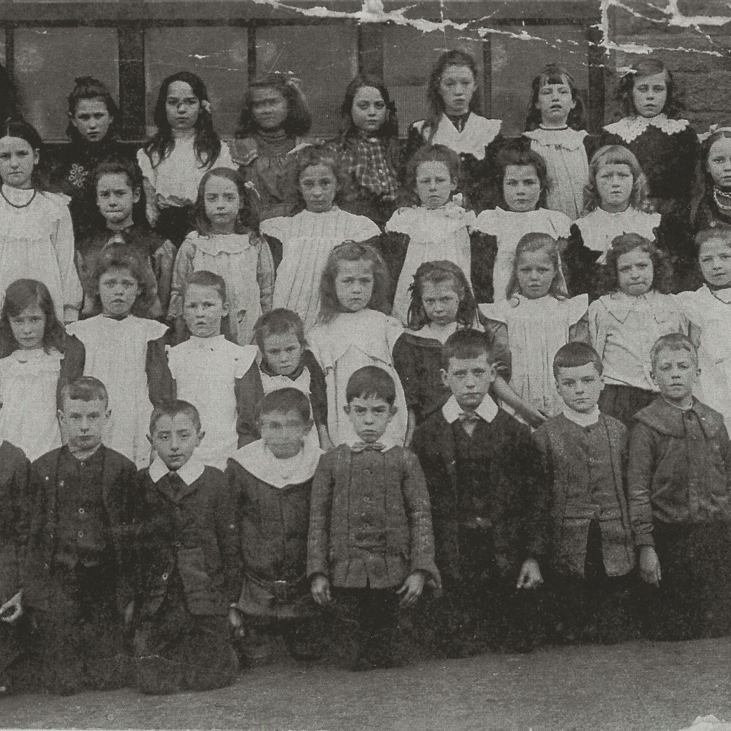 Mr Atkin and class Norton Free School Matthews Lane 1907