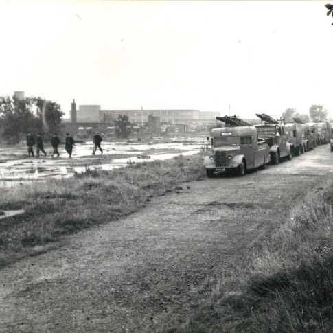 NFS6 AFS Exercise - Sheffield 14th September 1952. Pumps parked