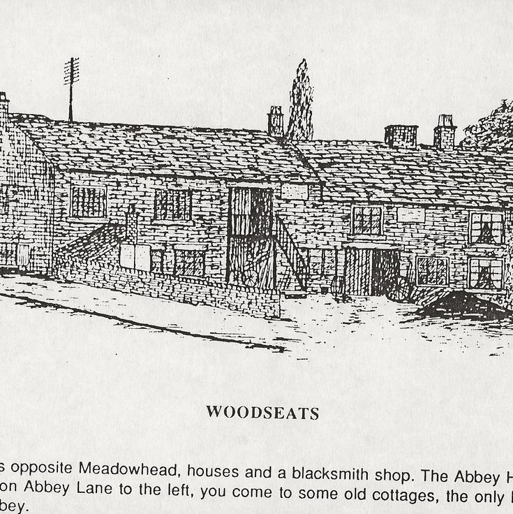 Old Cottages next to Woodseats Hotel by Tatton