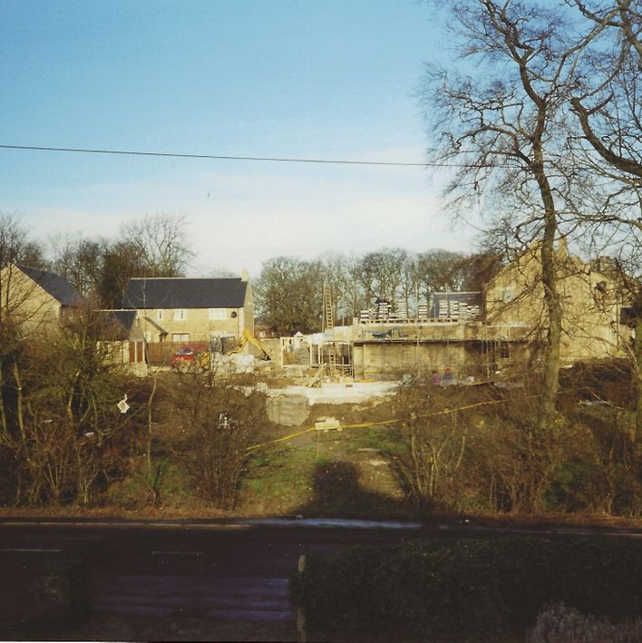 SG161 New houses, Norton Church Glebe 1996