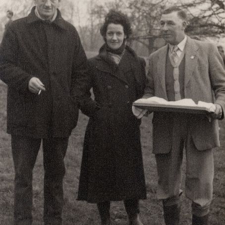 SG8 Left to right WIlf Ryalls his sister Evelyn and Harry Anderson