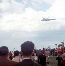 Vulcan Fly Past RAF Norton date unknown