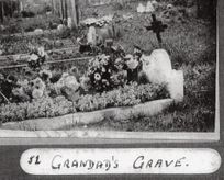 s149 Dbys Lane, Norton Cemetery.  Grandad's grave. Lin 52