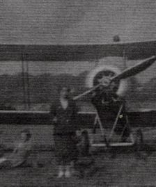 s168 Landing field at Jordanthorpe c. 1930.  (ex WW1 RFC site).  Aircr